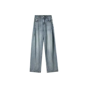 LUYOUYE Jeans Women's Cloud Smoke Blue