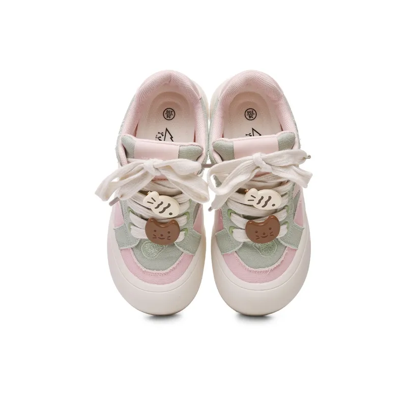 Lovely You Wear resistant And Lightweight Low Top Skateboard Shoes Women's-45