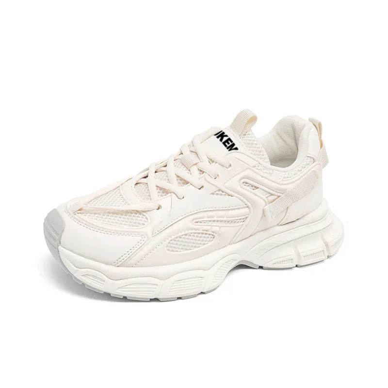 JKEM Anti Slip And Wear Resistant Height Increasing Low Top Chunky Sneakers Men's-6