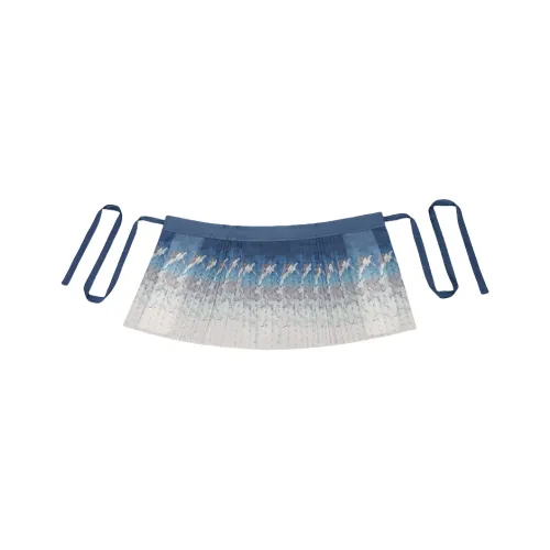 SONDR Hanfu Women's Blue Print Mamianqun