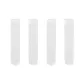[4 Pack/Ice Cooling Physical Sun Protection]4 Pairs White