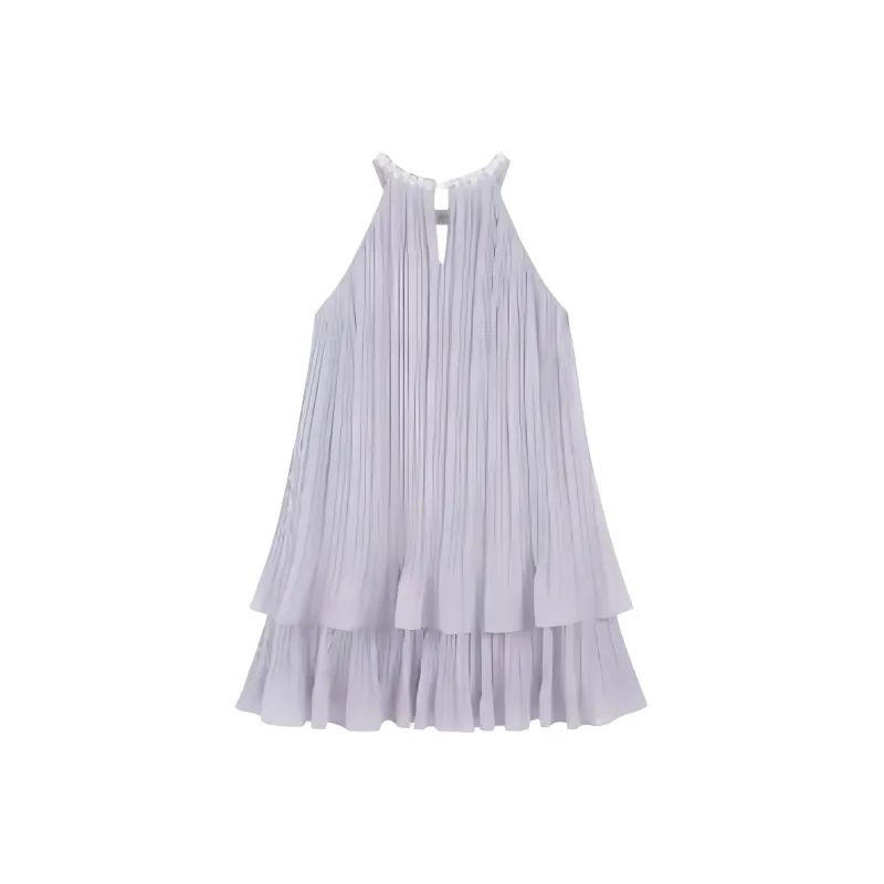 KKX Sleeveless Dresses Women's Purple-1
