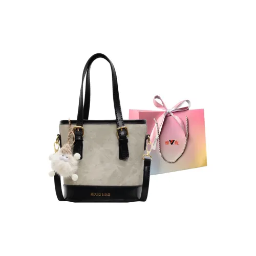 Yalu PU Handbag Regular Women's White & Black/White & Coffee/Blue & Coffee