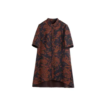 Hang Yi Court Short Sleeved Dress Women's