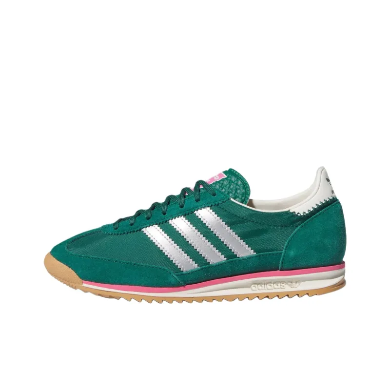 Adidas Originals SL 72 OG Anti Slip Wear Resistant Low Top Casual Shoes Women's Green-0