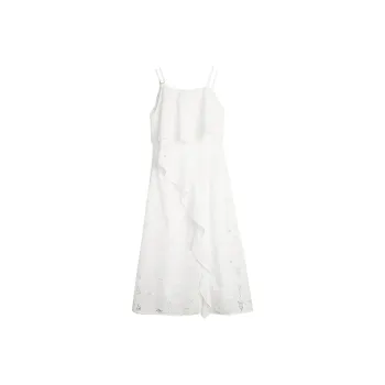 ELLE Slip Dresses Women's White