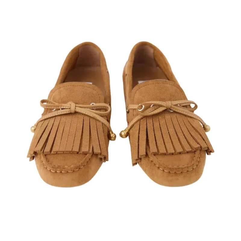 Jimmy Choo Manon F Casual Single Shoes Women's Light Brown-4