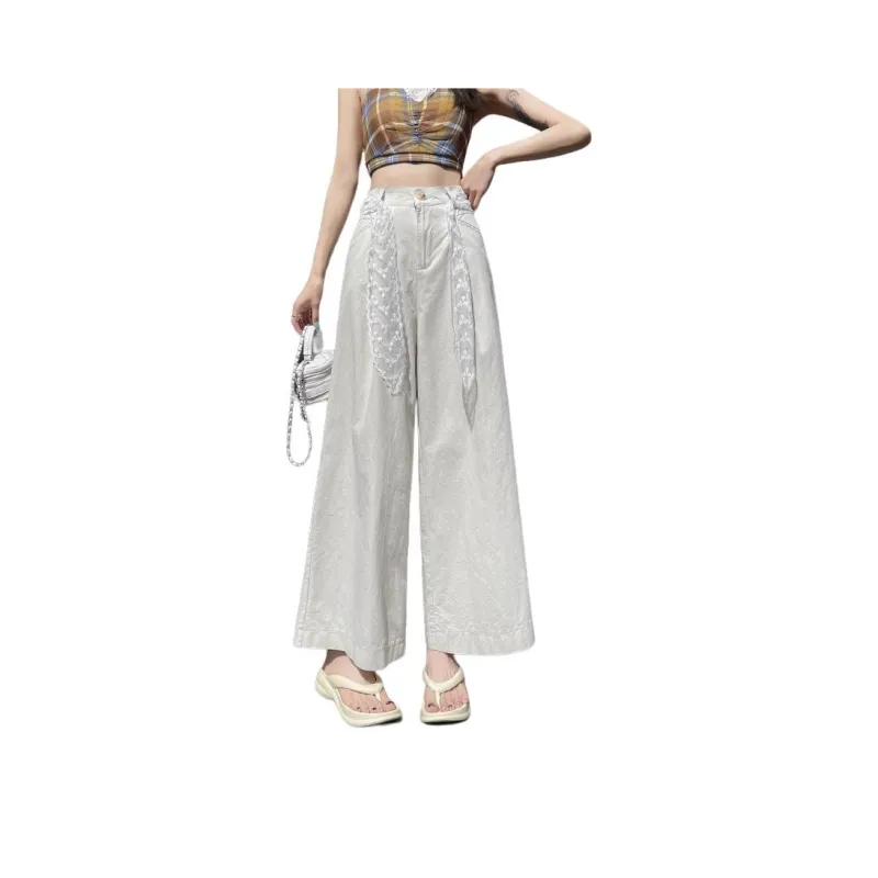 Flowers In Water Casual Pants Women's-1
