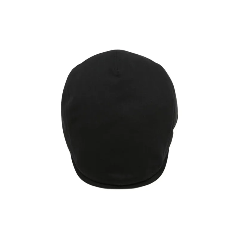 LACOSTE Cotton Twill, 100% Cotton Berets Men's Black-1