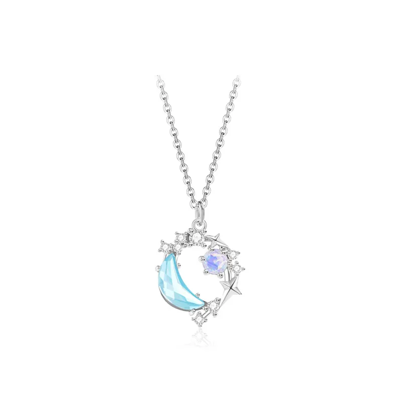 JOYDINNY Colored Glaze Necklaces Women's-0