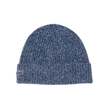 LACOSTE Wool Beanies Men's Marine Blue