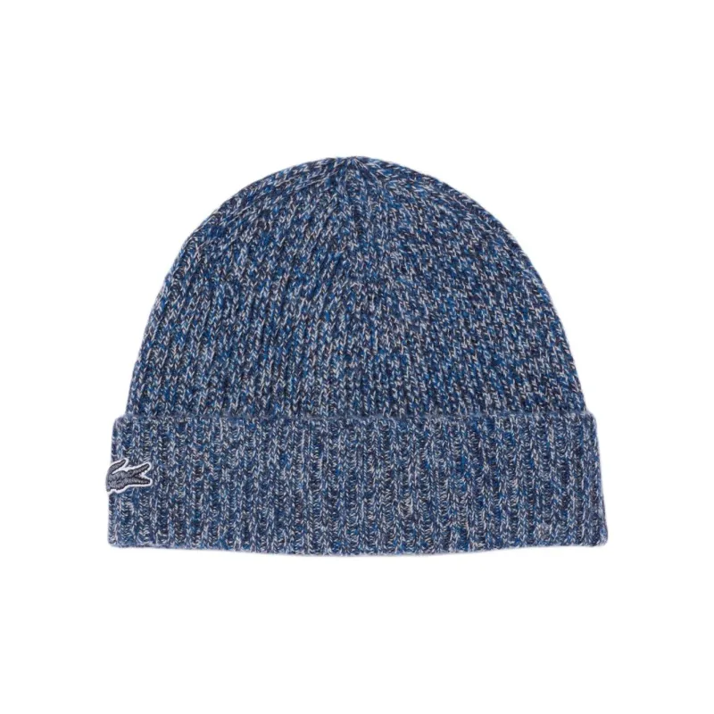 LACOSTE Wool Beanies Men's Marine Blue-0