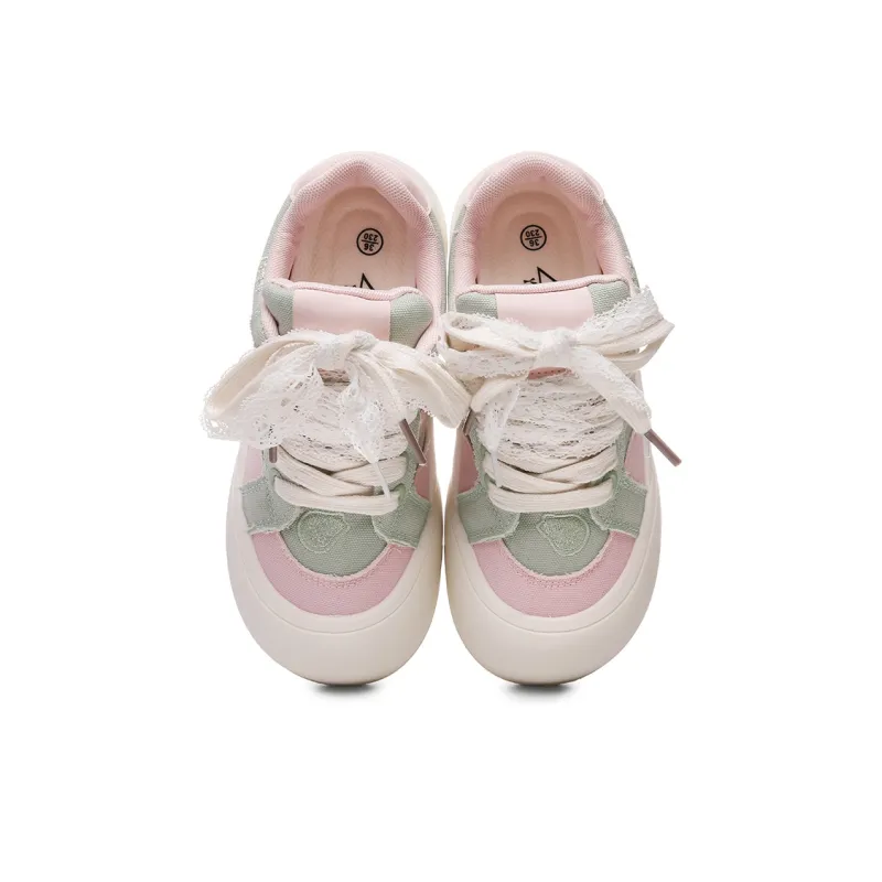 Lovely You Wear resistant And Lightweight Low Top Skateboard Shoes Women's-27