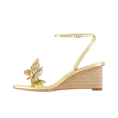 Sophia Webster One Strap Sandals 6cm Women's Gold