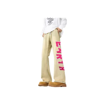 WHELVE Jeans Unisex Yellow