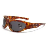Tortoiseshell Frame with Black Gray Lens