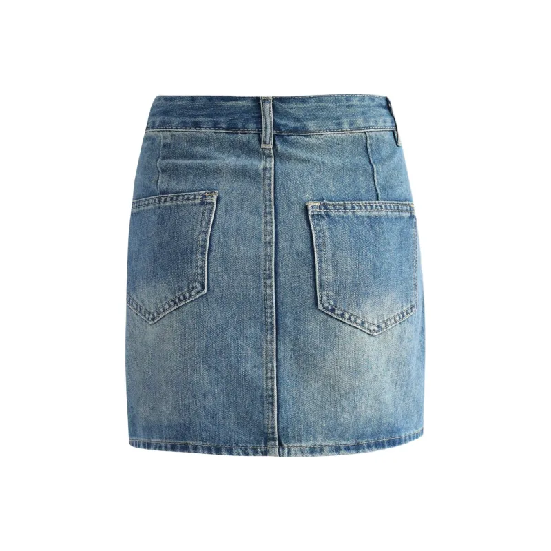 OROI Denim Short Skirts Women's-1