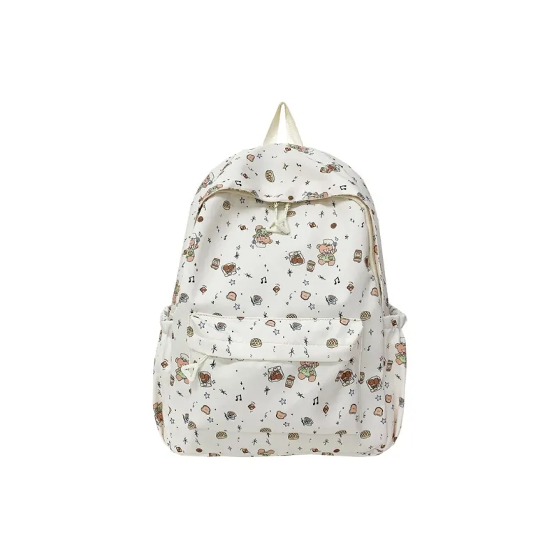 Yalu Nylon Backpack Regular Unisex Multicolor-12
