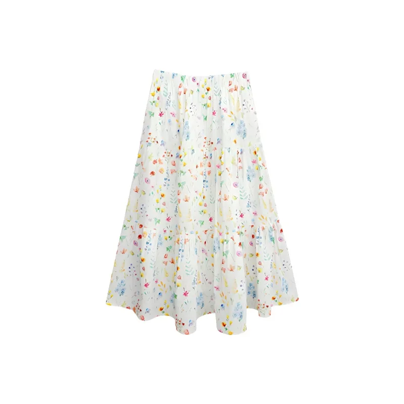 Si Bei'er Casual Long Skirt Women's-0