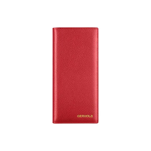 Gorora Top Grain Cow Leather Wallet Regular Women's Multicolor