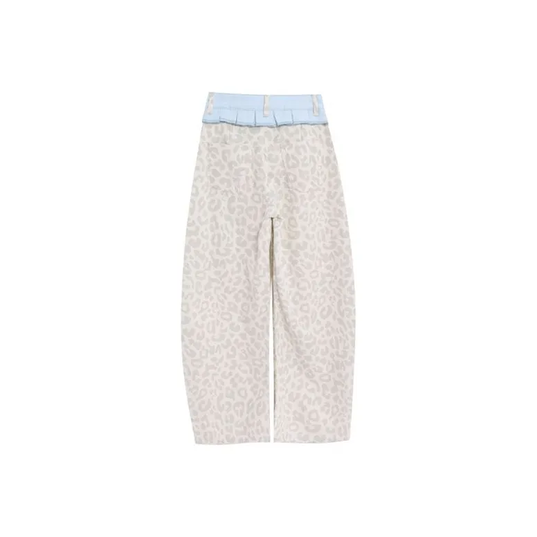 TIBINB Casual Pants Women's White-1