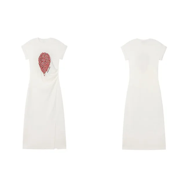 LUYOUYE Short Sleeved Dress Women's-0