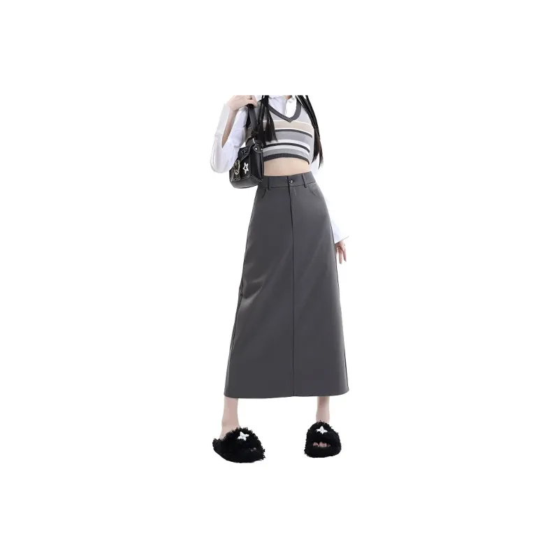 XIANSINIAO Casual Long Skirt Women's-0