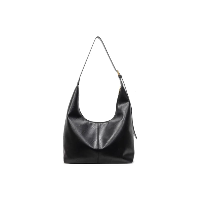 Yalu PU Shoulder Bag Regular Women's Black/Khaki/Brown-0