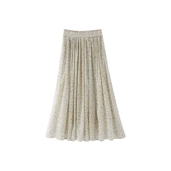 RTNH Casual Long Skirts Women's Apricot