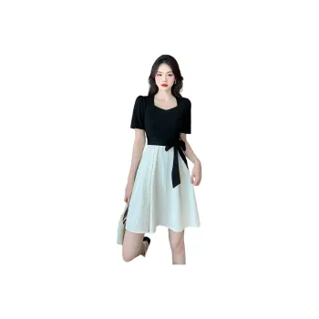 XIANSINIAO Short Sleeved Dress Women's