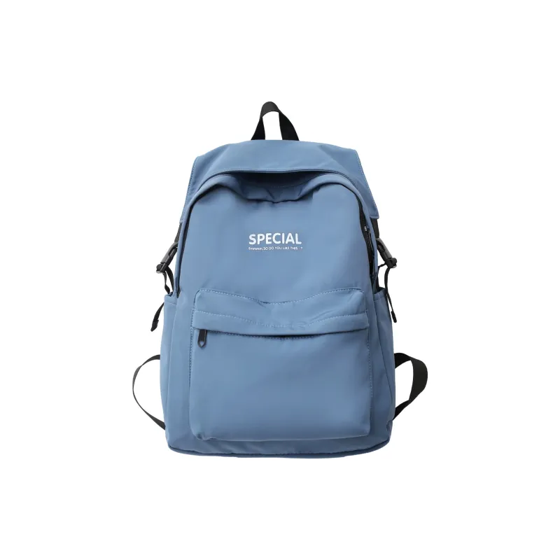 Yalu Nylon Backpack Unisex White/Black/Green/Blue-13