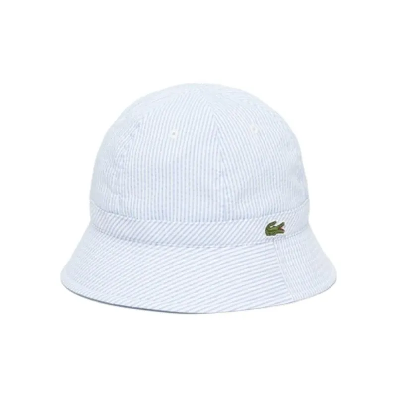 LACOSTE Composite Fiber, Cotton, Polyester Bucket Hats Men's Blue-1