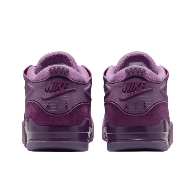 Jordan Air Jordan 4 Anti Slip Wear Resistant Low Top Vintage Basketball Shoes Unisex Purple-4