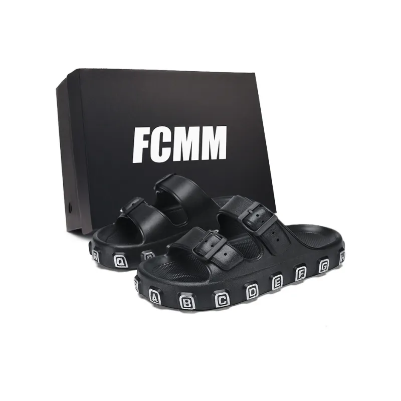 FCMM EVA Quiet Slip Resistant Abrasion Resistant Slide Slippers Men's-4