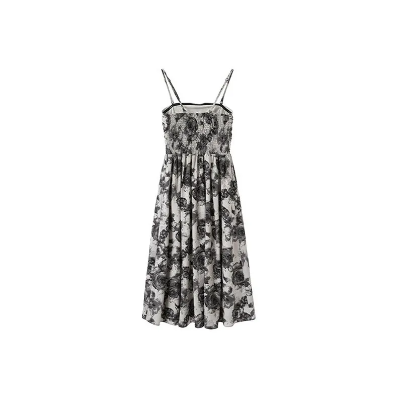 DOSOHEB Slip Dresses Women's Ink Wash-1