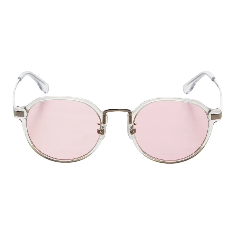 LACOSTE Titanium Plastic Square Sunglasses Men's Silver-1