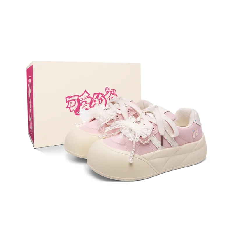 Lovely You Wear resistant And Lightweight Low Top Skateboard Shoes Women's-6