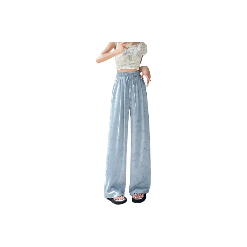 Flowers In Water Casual Pants Women's-3