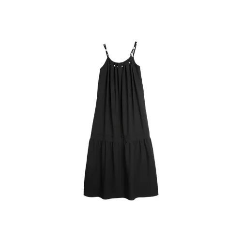 ELLE Slip Dresses Women's Black