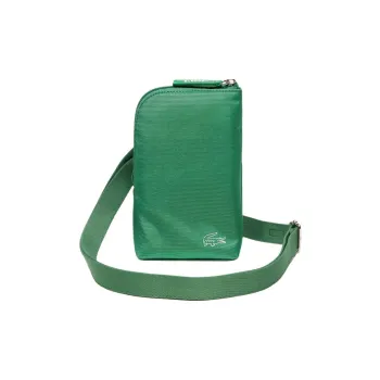 LACOSTE Nylon Cell Phone Pouch Men's Green