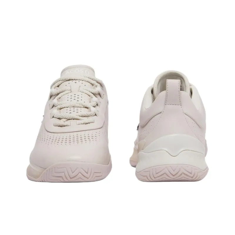 LACOSTE Anti Slip Wear Resistant Low Top Casual Shoes Men's Ecru-4