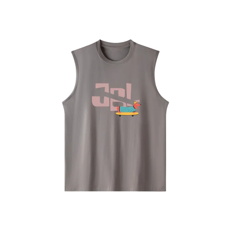 JINBEILE Tank Tops Unisex-9