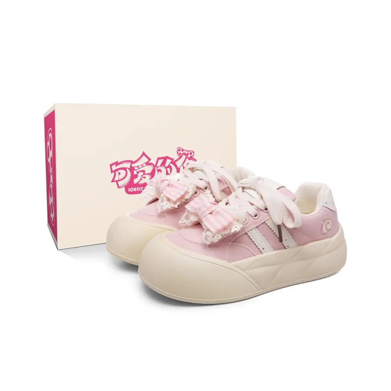 Lovely You Wear resistant And Lightweight Low Top Skateboard Shoes Women's-6