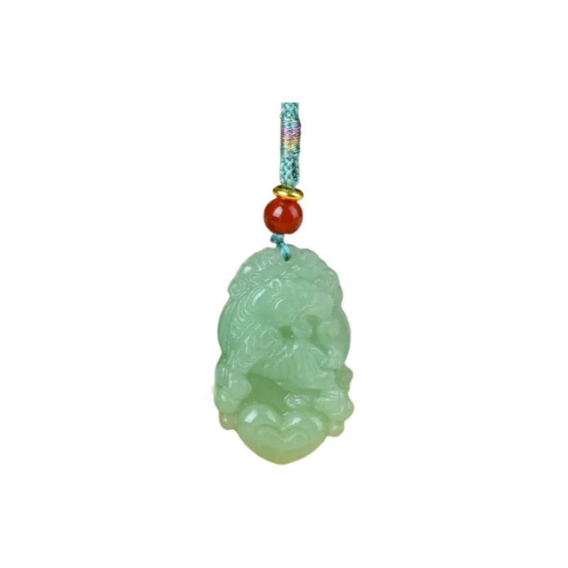 Jing Ruyu Aventurine Necklaces Unisex-2