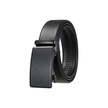 Lanza Top Grain Cow Leather Belts Men's Width 3.5CM
