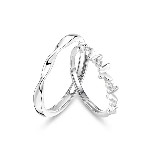 SEEPD Colored Glaze Zircon Ring Unisex