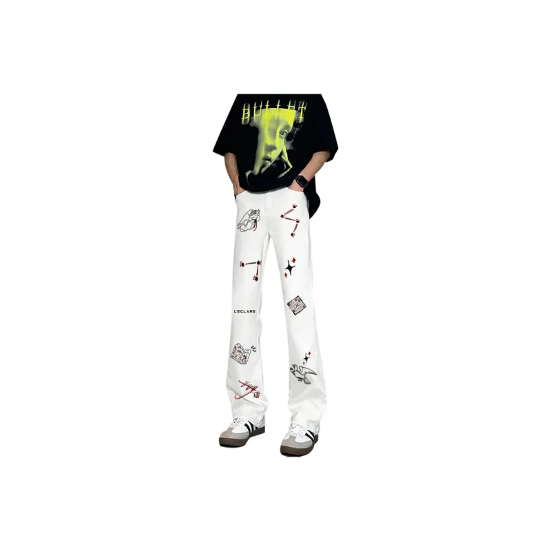 BLANC & ECLARE Jeans Unisex White-0