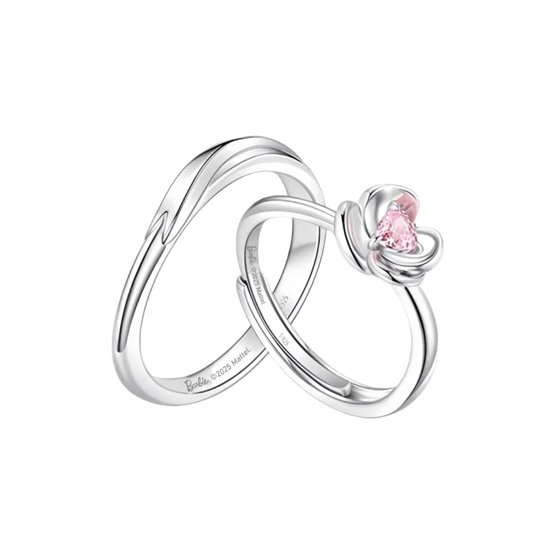 Barbie S925 Silver Rings Unisex Silver-0