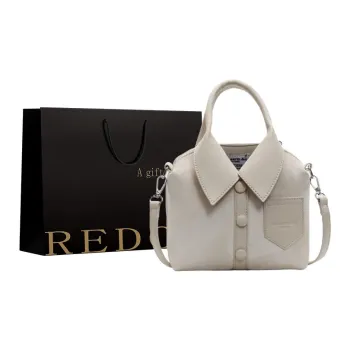 REDOO PU Handbag Women's Ecru/Pink/Silver/Black/White & Khaki