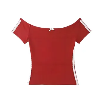 YGPRW T Shirts Women's Red